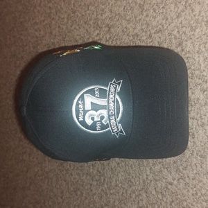 WCHA 37th Anniversary National Championship Embroidered Strap-on Hat Rare